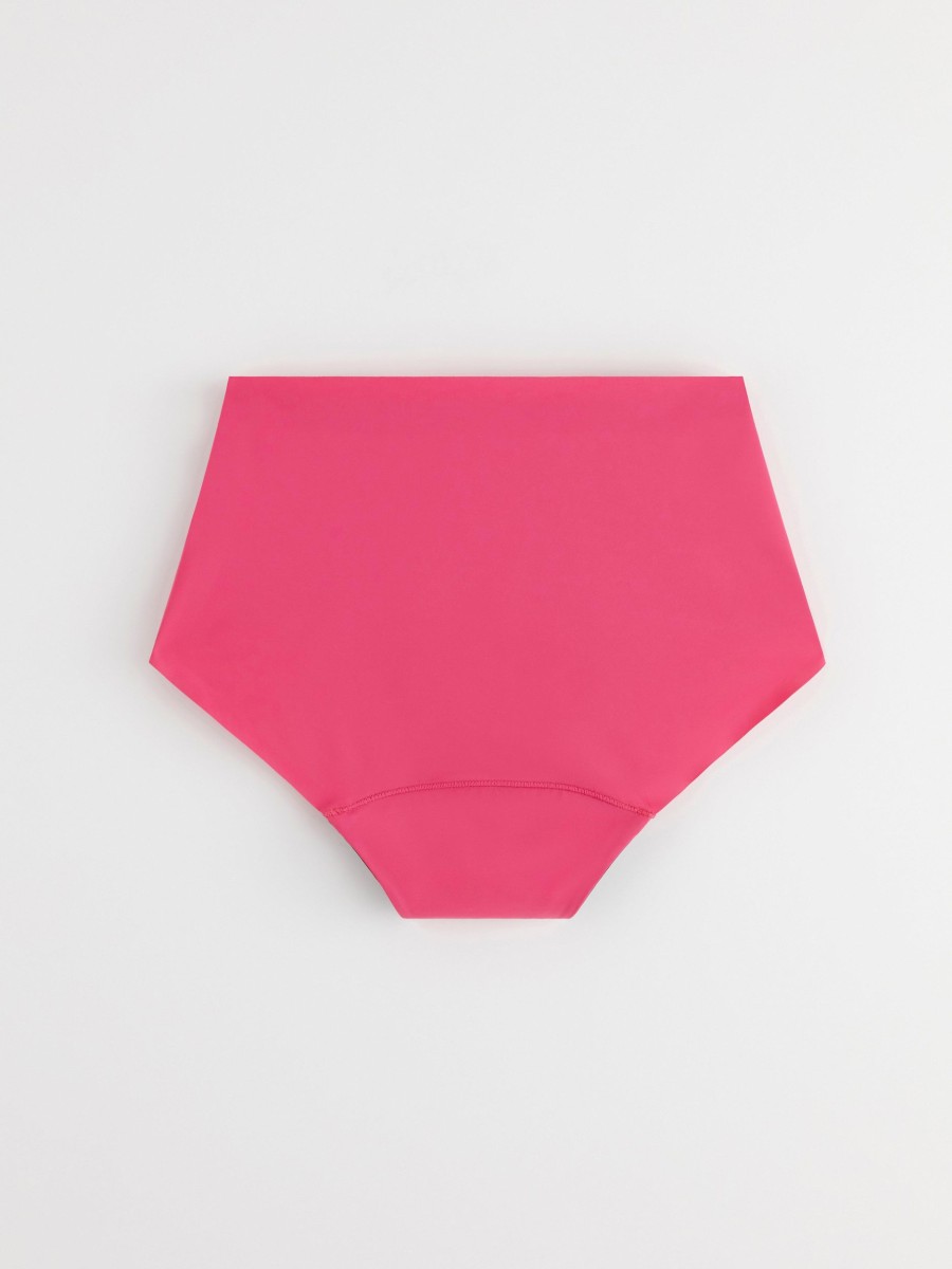 Lindex  Engineered High Waist-Menstruse Med Hoy Absorpsjonsevne Pink -  Perfektantrekk